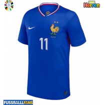 Frankreich Ousmane Dembele #11 Heimtrikot EM 2024 Kurzarm